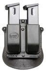 Fobus 6909NDBH Double Mag Pouch  Black Polymer Paddle Compatible