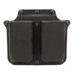 Fobus 6945GNDBH Double Mag Pouch  Black Polymer Paddle Compatible