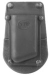 Fobus 390145 Single Mag Pouch  Black Polymer Paddle Compatible w/