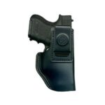 DeSantis Gunhide 031BA77Z0 Insider  IWB Black Leather Belt Clip F