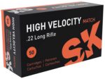 SK 420137 High Velocity  22 LR 40 gr High Velocity Match 50 Per B