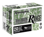 Remington Ammunition R23965 Range Mega Pack 9mm Luger 115 gr Full