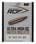 Nosler 53505 RDF Match 6.5 Creedmoor .264 130 gr Hollow Point Boa