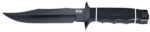 S.O.G SOGS10BK Tech Bowie  6.40 Fixed Plain Clip Point Black Hard
