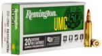 Remington Ammunition 23750 UMC  22-250 Rem 45 gr Jacket Hollow Po