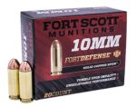 Fort Scott Munitions 10MM124SCV Tumble Upon Impact (TUI)  10mm Au