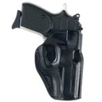 Galco SG652B Stinger  OWB Black Leather Belt Loop Fits S&W M&P Sh