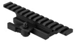 NcStar MARFQV2 QR Riser Gen2 Locking/Quick Detach Black Aluminum,