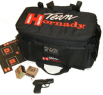 Hornady 9919 Team Hornady Range Bag Black with Red Logo Nylon wit