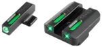 TruGlo TG13FN2A TFX  Black | Green Tritium & Fiber Optic White Ou