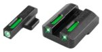 TruGlo TG13HP1A TFX  Black | Green Tritium & Fiber Optic White Ou