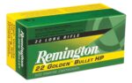 Remington Ammunition 21008 Golden Bullet Rimfire 22 LR 36 gr Plat