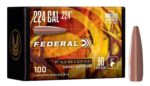 Federal FB224F1 Fusion Component  224 Cal .224 90 gr Bonded Soft