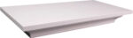 Lockdown 1117247 In-Plain-Sight Shelf White Wood Holds 2 Handguns