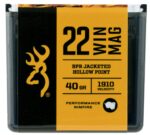 Browning Ammo B195122050 BPR Performance Rimfire  22 WMR 40 gr Ja