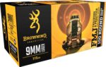 Browning Ammo B191800094 FMJ Value Pack 9mm Luger 115 gr Full Met