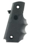 Hogue 14000 Rubber Grip  Black Rubber with Finger Grooves for Par