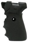 Hogue 31000 Rubber Grip  Black Rubber with Finger Grooves for Sig