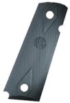 Hogue 45010 OverMolded Grip Panels Black Rubber for 1911 Governme