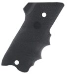 Hogue 82060 Rubber Grip  Black with Finger Grooves & Right Hand F