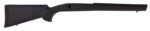 Hogue 07001 OverMolded  Aluminum Pillar Bedded Black Synthetic fo