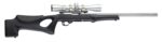Hogue 22070 OverMolded Rifle Stock Fixed Thumbhole Black OverMold