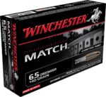 Winchester Ammo S65CM Match  6.5 Creedmoor 140 gr Sierra MatchKin