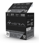Migra Ammunitions M12S23 Staxd  12 Gauge 3 1 1/4 oz 2/3 Shot 25 P