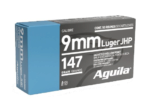 AGUILA 9MM 147GR JHP 50