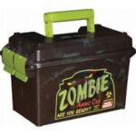 MTM Case-Gard AC50Z Ammo Can  50 Cal Rifle Black w/Zombie Green A