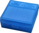 MTM Case-Gard P100324 Case-Gard P-100 357 Mag Handgun Clear Blue