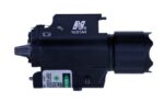 NcStar AQPFLSG Flashlight & Green Laser  Black Anodized 200 Lumen