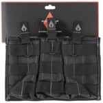 Advance Warrior Solutions AROTTMPBL Double Mag Pouch Open Top Bla