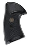 Pachmayr 03267 Presentation Grip Checkered Black Rubber for S&W K
