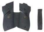 Pachmayr 03306 Signature Grip Wraparound Checkered Black Rubber w