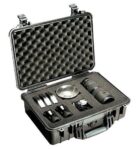 Pelican 1500000110 Protector Case Black Polypropylene Holds Handg