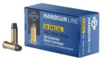 PPU PPH38SS Handgun  38 Special 158 gr Semi Wadcutter 50 Per Box/