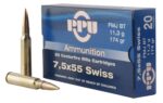PPU PP7SF Metric Rifle  7.5x55mm Swiss 174 gr Full Metal Jacket B
