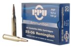 PPU PP2506P Standard Rifle  25-06 Rem 100 gr Pointed Soft Point 2