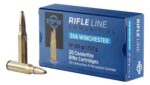 PPU PP3083 Standard Rifle  308 Win 180 gr Soft Point 20 Per Box/