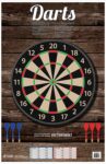 Action Target GSDARTS100 Entertainment  Dart Board Paper Hanging