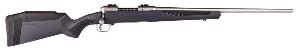 Savage Arms 57049 110 Storm 338 Win Mag 3+1 24, Matte Stainless M