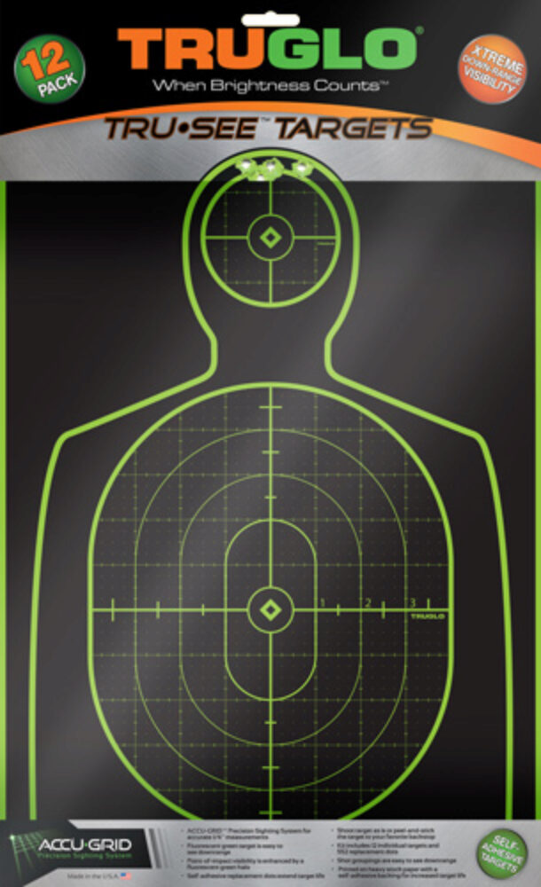 TruGlo TGTG13A12BB Tru-See Handgun Diagnostic Black/Pink Self-Adh