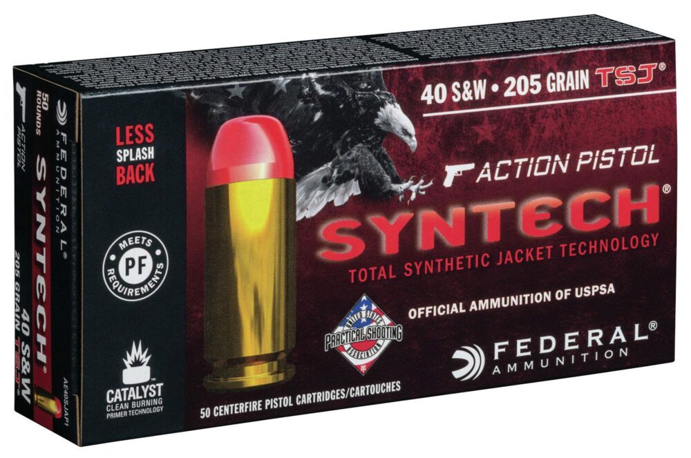 Federal AE40SJAP1 American Eagle Syntech Action Pistol  40 S&W 20