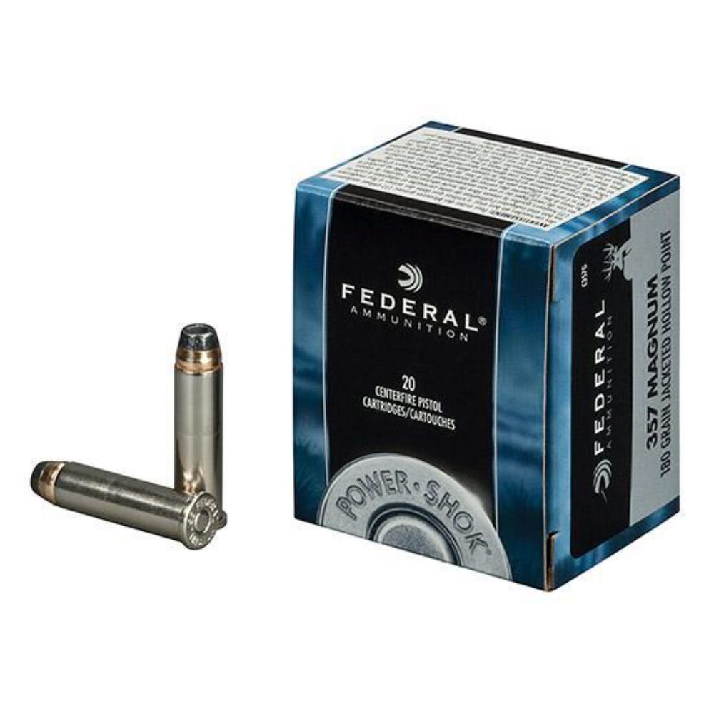 Federal C357G Power-Shok Handgun 357 Mag 180 gr Jacket Hollow Poi