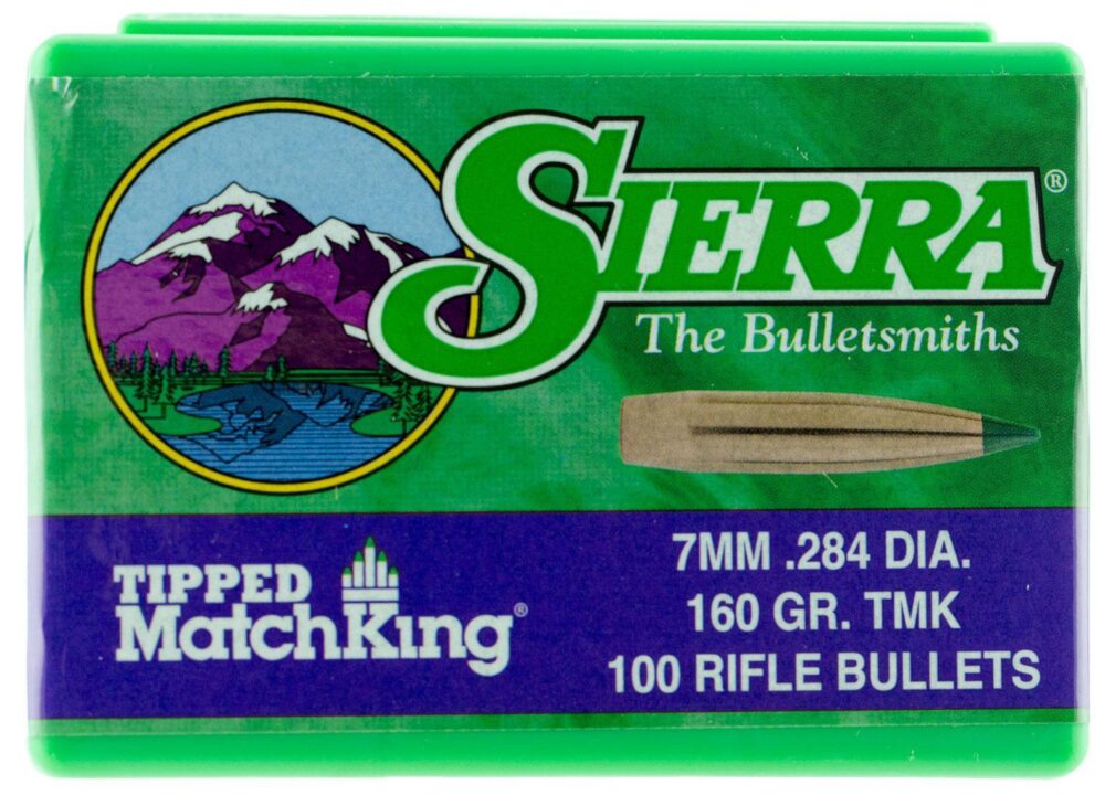 Sierra 7660 Tipped MatchKing  7mm .284 160 gr Tipped MatchKing/ 1