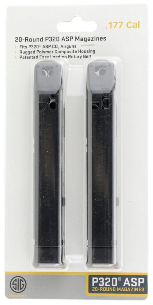 Sig Sauer Airguns AIRAMPC17720 Replacement Magazine  177 Polymer