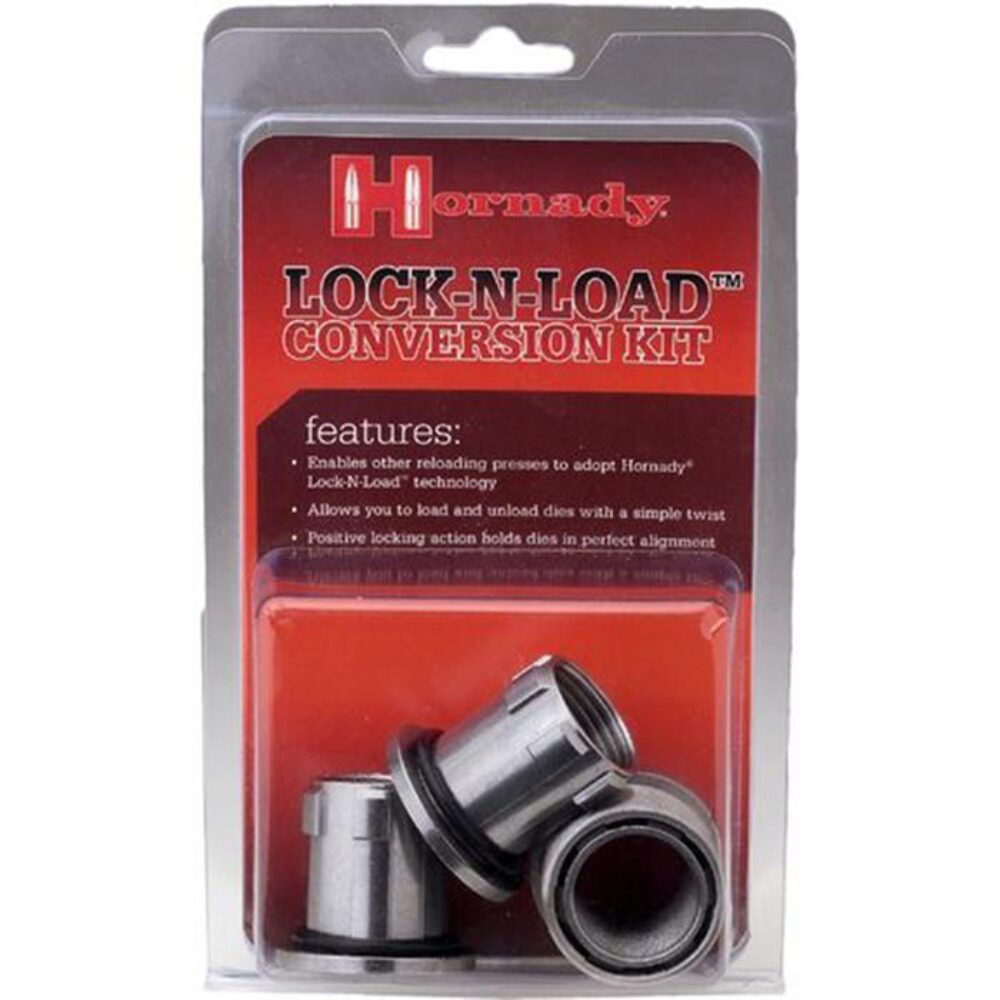 Hornady 044099 Lock-N-Load Conversion Kit Silver Multi Caliber St