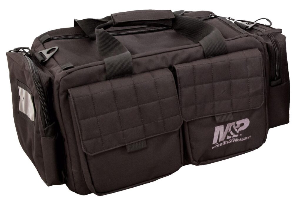 M&P Accessories 110023 Officer Tactical Range Bag 22 Black Nylon