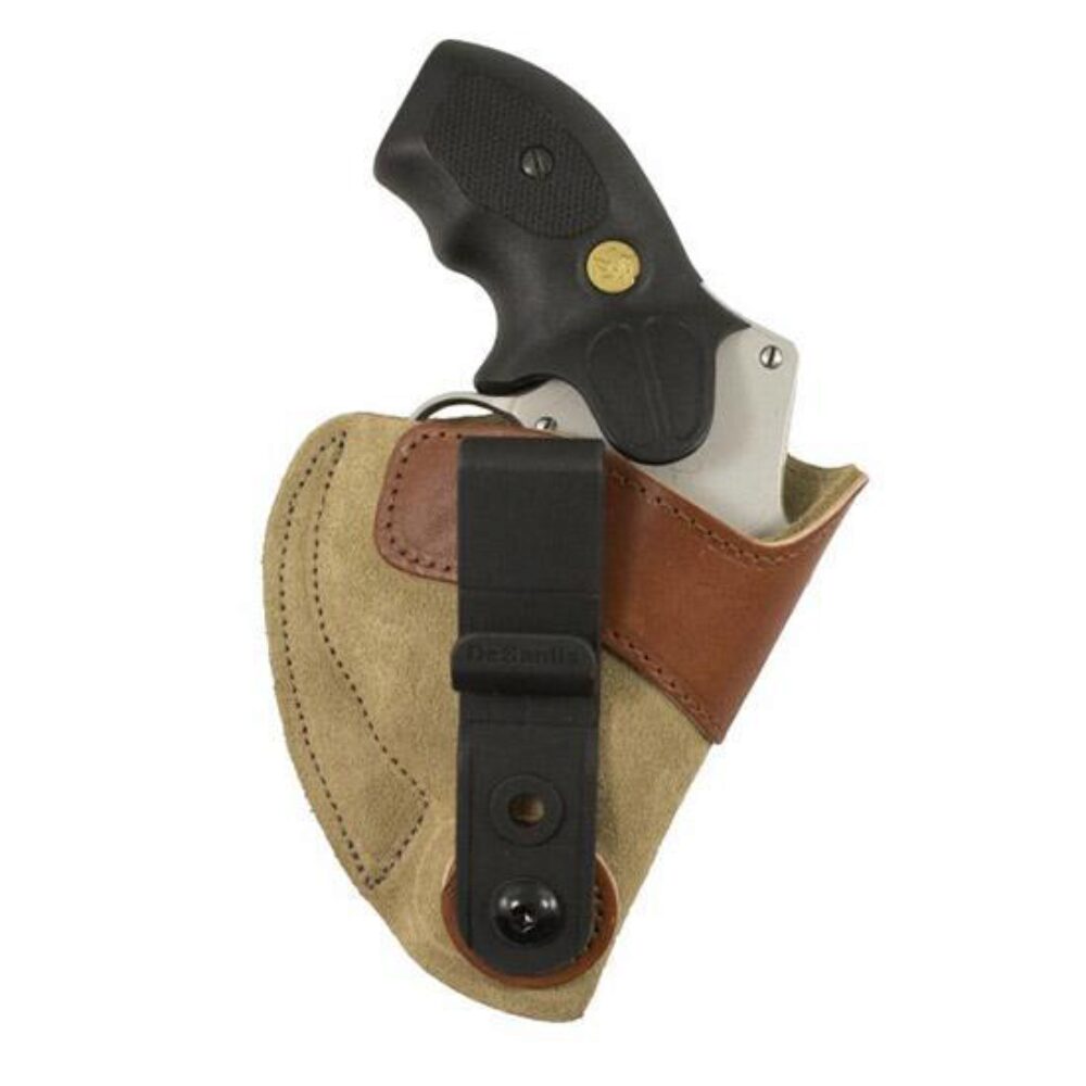 DeSantis Gunhide 106NAE1Z0 Sof-Tuck  IWB Tan Leather/Suede Belt C